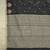 Black plain art silk saree with blouse
