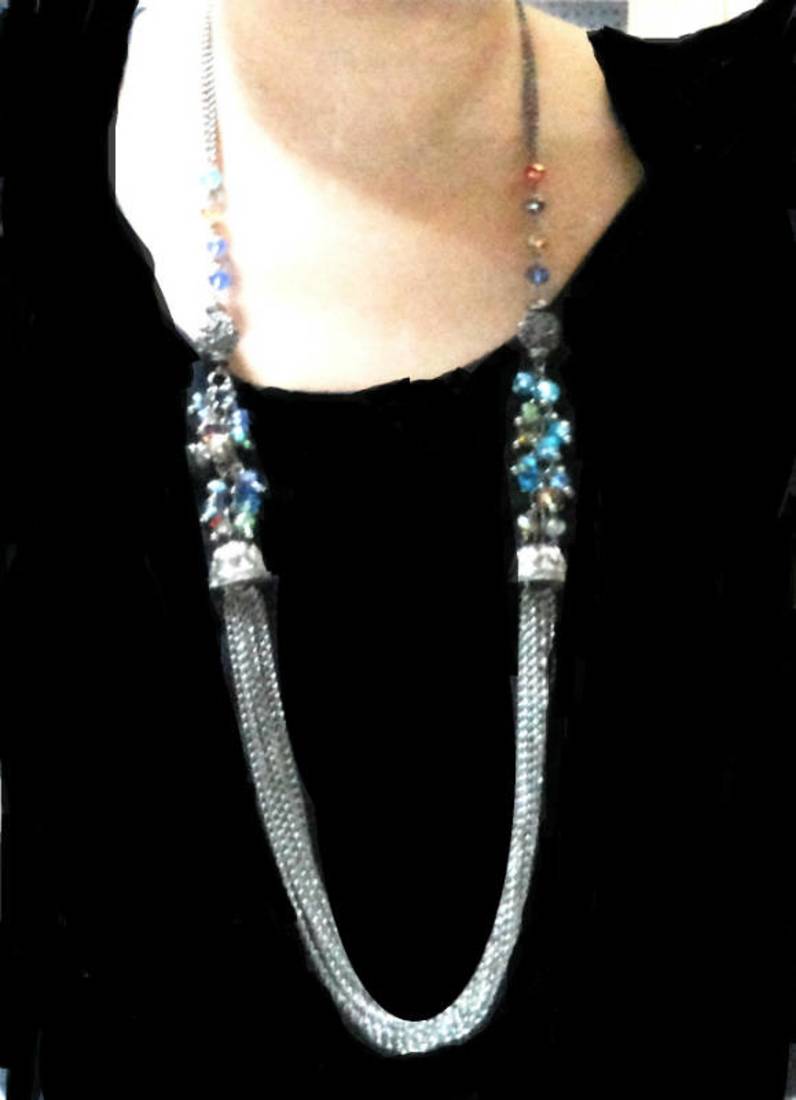 Western & stylish long necklace designed to welcome summer in style
