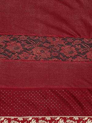 Golden plain lycra saree with blouse 3