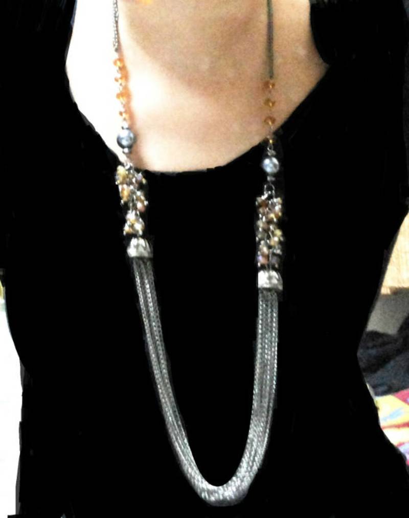 Western & stylish long necklace designed to welcome summer in style