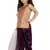 Kids Cotton Silk Brown Top And Purple Patiala Salwar Suit For Girls 