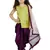 Kids Musterd Top And Purple Patiala Salwar Suit Dress For Girls 