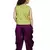 Kids Musterd Top And Purple Patiala Salwar Suit Dress For Girls 