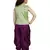 Kids Pista Top And Purple Patiala Salwar Suit Dress For Girls