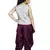 Kids Silver Top And Purple Patiala Salwar Suit Dress For Girls