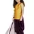 Kids Yellow Top And Purple Patiala Salwar Suit Dress For Girls 