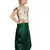 Kids White Blouse And Green Patiala Salwar Suit Dress For Girls 