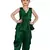 Kids Cotton Silk Green Patiala Salwar Suit Dress For Girls 