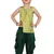 Kids Pista Top And Green Patiala Salwar Suit Dress 