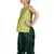 Kids Pista Top And Green Patiala Salwar Suit Dress 