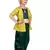 Kids Yellow Top And Green Patiala Salwar Suit Dress For Girls