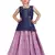 Kids Blue Top And Pink Lehenga Choli Set For Girls 