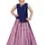 Kids Blue Top And Pink Lehenga Choli Set 