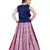Kids Blue Top And Pink Lehenga Choli Set 