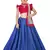 Kids Royal Blue Lehenga Choli Set For Girls 