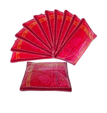 atorakushon 10 pcs Saree Sari Covers Dress Protection Cover Suit Kurti Suit Shirt Trouser  Pillow Cover Maroon 1