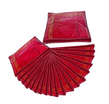 atorakushon 20  pcs Saree Sari Covers Dress Protection Cover Suit Kurti Suit Shirt Trouser  Pillow Cover maroon 1
