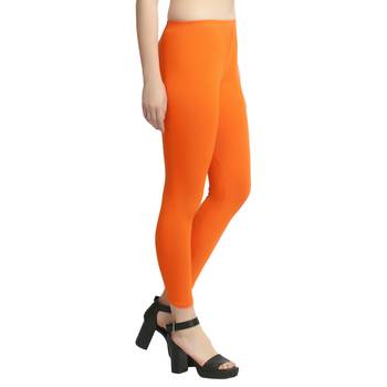 Multicolor plain cotton leggings 3