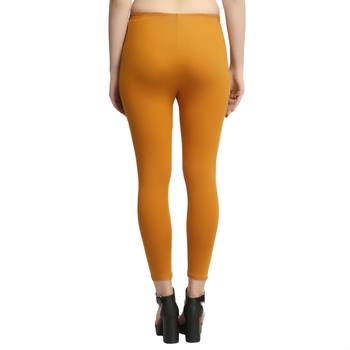 Multicolor plain cotton leggings 2