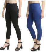 Multicolor plain cotton leggings