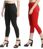 Multicolor plain cotton leggings