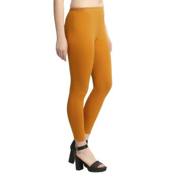 Multicolor plain cotton leggings 3