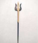 Hindu Trishul Design Wooden hairstick for women