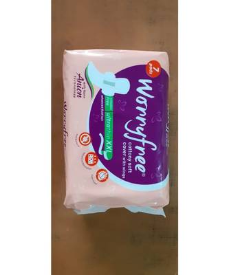 Worryfree Sanitary Napkins Super Dry feel Ultrathin XXL 2