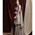 grey embroidered crepe kurta sets