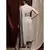 grey embroidered crepe kurta sets