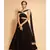 black embroidered crepe kurta sets