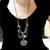 Crown pendant necklace
