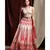 red embroidered silk readymade lehenga cholis