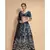 blue embroidered silk readymade lehenga cholis