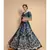 blue embroidered silk readymade lehenga cholis