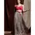 grey embroidered georgette readymade lehenga cholis