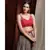 grey embroidered georgette readymade lehenga cholis