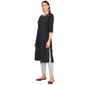 Women's blue  Straight Kurta 3