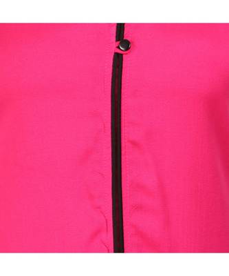 magenta printed rayon kurti 5