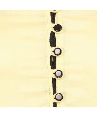 yellow printed rayon kurti 5
