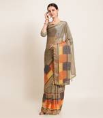 yellow brasso brasso saree with blouse