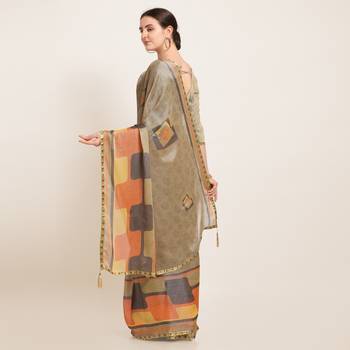 yellow brasso brasso saree with blouse 3