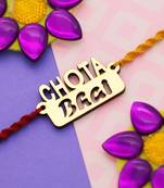 Exclusive Bhaiya Rakhi " CHOTA BHAI" Designer Pendent  For Bhaiya/Brother/Bhai