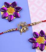 Stylish Classic  Look "BAL GOPAL" Pendant   Rakhi For  Bhaiya/Brother/Bhai