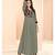 Grey Resham embroidered printed party wear kurti for women