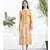 Orange Resham embroidered printed party wear kurti for women