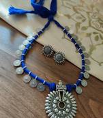 Sun Flower pendant Necklace set