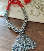 Red Ghunghuru Tribal Necklace