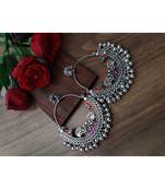 MultiColoured kundan Chandbalis