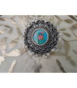 Floral Phtoframe Pearl adjustable ring